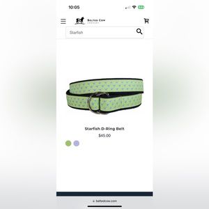 The belted cow starfish belt